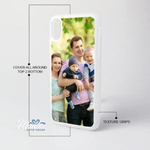 Clear/Black Personalised/Custom Single Photo/personalized/Collage Picture Case Hard Rubber Case Covers for Apple iPhone 11/12/13/14/15/16.