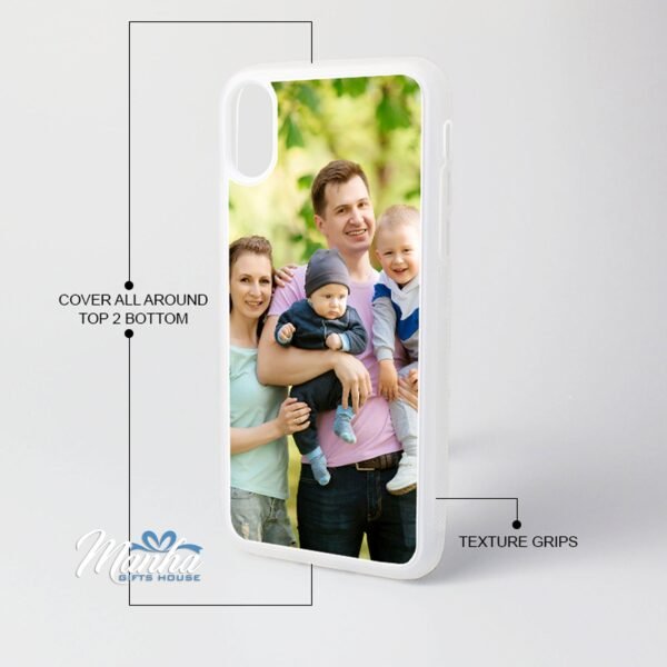 Clear/Black Personalised/Custom Single Photo/personalized/Collage Picture Case Hard Rubber Case Covers for Apple iPhone 11/12/13/14/15/16.